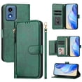 thumbnail image 2 of Motorola MOTO G PLAY 5G 2024 Case ,Zipper Handbag Wallet Leather Cover with Crossbody Detachable Lanyard Strap, 2 of 5