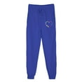 thumbnail image 3 of CLOISE Womens Jogger Sweatpants Baggy Fleece Lined Joggers Lounge Petite Low Rise Elastic Bottom Pants Blue Y2k Elastic Waist Drawstring Heart Sweatpants with Pockets Trendy Everyday Trousers, 3 of 4