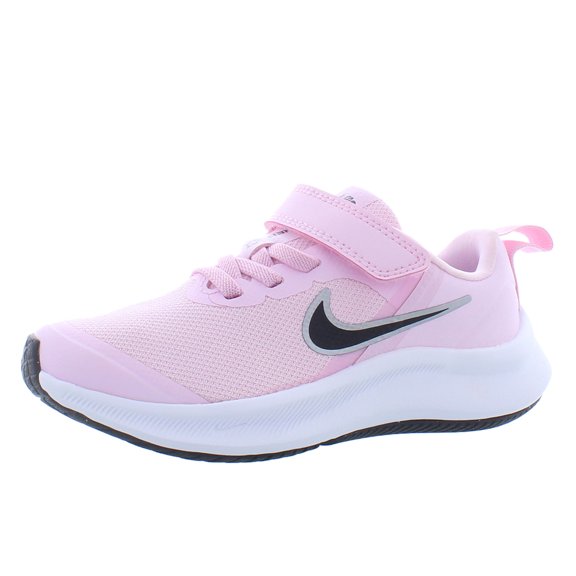 Nike Star Runner 3 Ac Girls Shoes Size 10.5, Color: Pink/Black/White