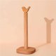 thumbnail image 2 of Portarrollos De Cocina De Madera Antideslizante Vertical Pañuelo De Papel Soporte Multiusos Para Toallas De Cocina Con Pajarito De Madera Para El Hogar Cocina Baño Encimera Monstrate HA012797-00, 2 of 7