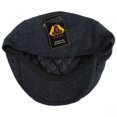 thumbnail image 4 of Troubadour Tweed Wool Blend Ivy Cap - XL - Navy Blue, 4 of 6