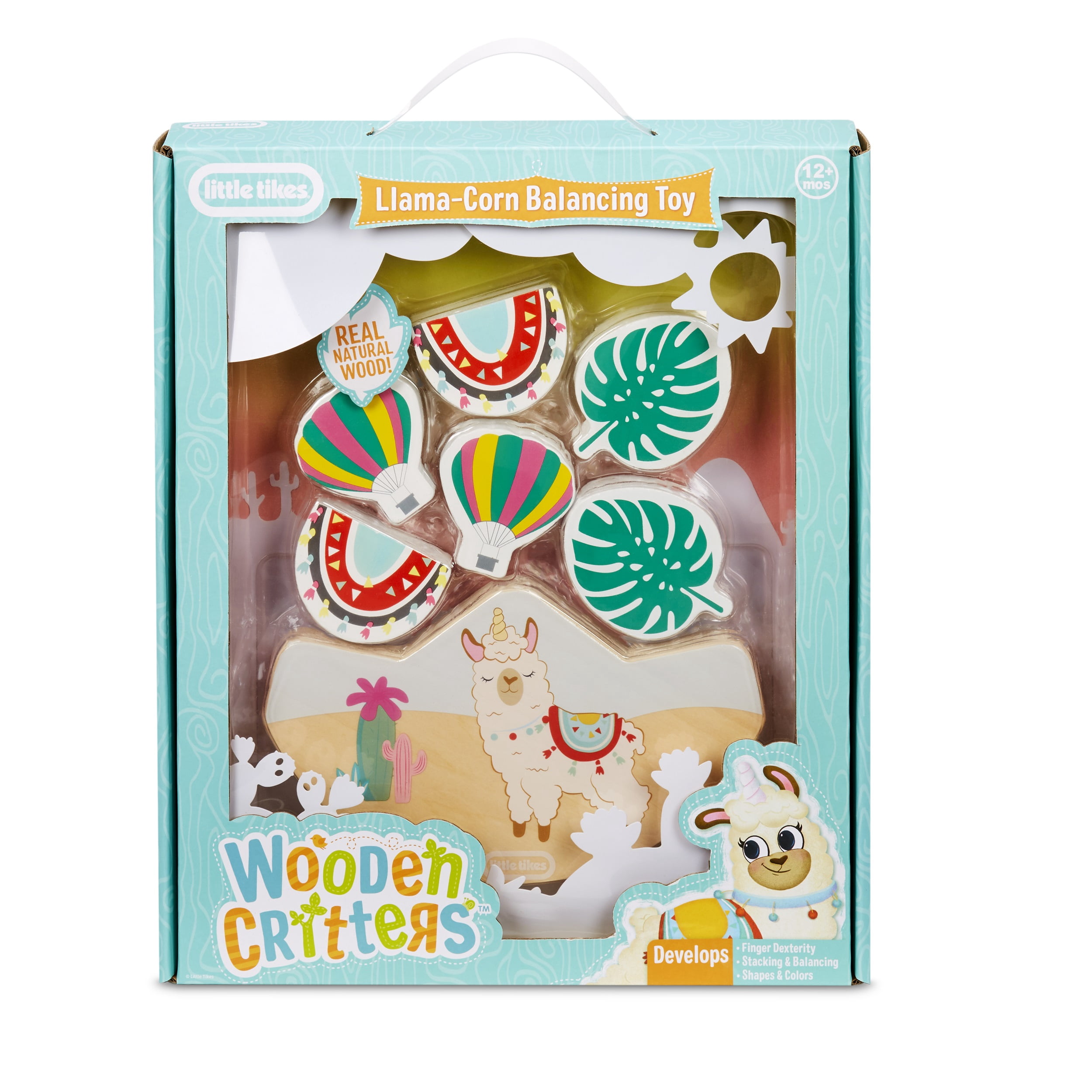 Wooden Critters Llama-corn Developmental Balancing Toy by Little Tikes