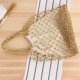 thumbnail image 5 of Bolso de punto de ganchillo con hilo Bolso de playa de paja portátil para mujer Shi Department of Golden, 5 of 5