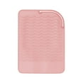 thumbnail image 6 of Eisoary Curling Iron Heat Resistant Mat Anti-slip Silicone Rectangle Portable Flat Iron Hair Straightener Hair Styling Hot Tools Travel Heat Pad Protector Cover Black, 6 of 13