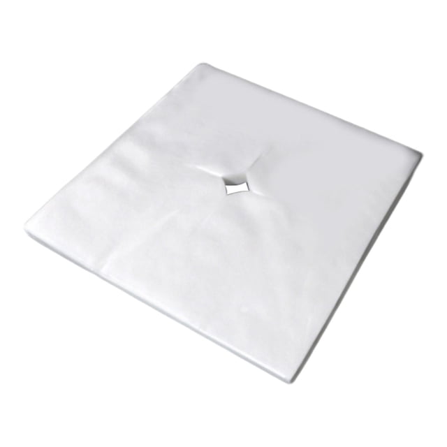 Esquirla 100Pcs Disposable Face Cradle Covers Face Rest Covers for SPA Massage Chairs Square 40x38.5cm