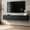 65" Black, variant on HIUU 86.6" White Floating TV Stand with 16 Color LED Light,Large TV Stand with Storage,Modern Wood Wall Mounted TV Cabinet for 55 60 65 Inch TV for Living Room