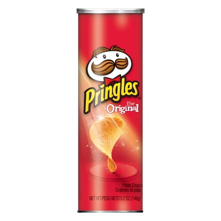 Pringles Potato Crisps Chips, Original, 5.2 Oz, Can