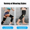 thumbnail image 3 of Trxaluviy Hinged ROM Knee Brace Post Op Knee Immobilizer for Arthritis, ACL, MCL, PCL, Meniscus Tear, Injurie/Knee Pain, 3 of 8