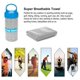 thumbnail image 3 of Toalla de secado rápido con botella de almacenamiento, toalla para secar el sudor, toalla absorbente portátil súper transpirable para deportes al aire libre, gimnasio, entrenamiento [gris claro], 3 of 5