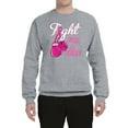 thumbnail image 2 of for a Support Awareness Unisex Crewneck Graphic Sweatshirt, Heather Grey, 2XL, 2 of 3