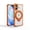 Orange, variant on For iPhone 17 Phone Case,Fit For Wireless Charging,360°Rotatable Invisible Ring Kickstand,Crystal Transparent Back Design,Four-corner Rasied Shockproof Anti-fall Phone Case,Orange
