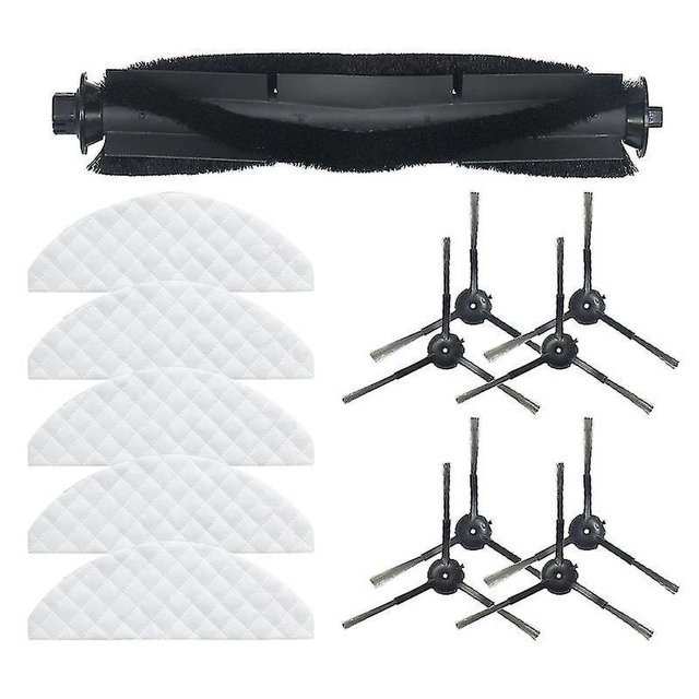 14 Uds. Compatible con Robot aspirador Roidmi Eve Plus, cepillo principal, cepillo lateral