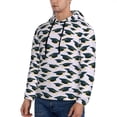 thumbnail image 2 of KLL Graduation Hats Print Mens Hoodie Long Sleeve Casual Pullover Hooded Sweatshirt Fashion Drawstring Hoodies with Pocket-Medium, 2 of 6