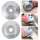 thumbnail image 4 of Scienceny Rueda de molienda de carpintería de alta con orificio de 16MM, disco giratorio, herramienta de tallado de madera, herramientas Herramientas eléctricas Plata Inclinado 100MM, 4 of 6