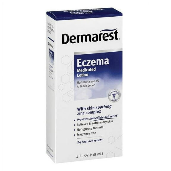 Dermarest Eczema Medicated Lotion, 4 Oz., Hydrocortisone 1% , each