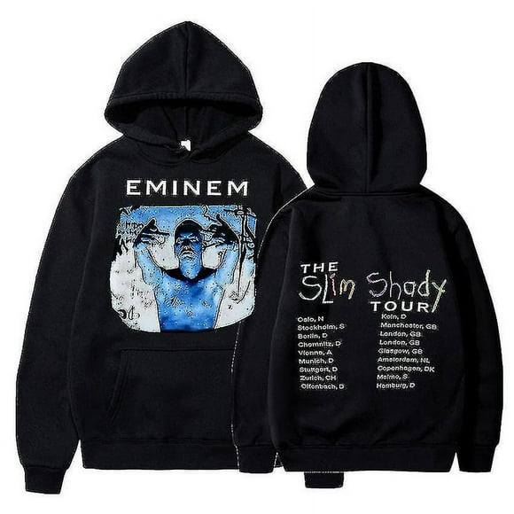 Eminem 2002 Chandail à Capuchon Vinta Harajuku Chandails Manches Hommes Femmes Pulr Fash-SHUNJING
