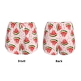 thumbnail image 3 of Pofeuu Hand Drawn Watermelon Print Women's Athletic Shorts Running Workout Shorts Tummy Control Quick Dry Gym Shorts with Pockets Double layer sports shorts-Large, 3 of 7