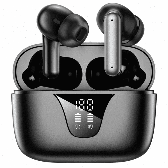 Wireless Earbuds, Bluetooth Ear Buds 5.4 Mini Hifi Stereo with 4 Enc Noise Cancelling Mics , 40H in Ear Earphones, Usb C, IP7 Waterproof Bluetooth Headphones for Sports, Workout,Office meeting,Study
