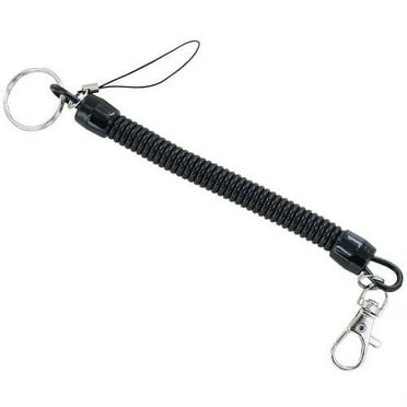 Spring Cord Lanyard Keychain