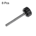 thumbnail image 3 of Uxcell 8 Pack M4 x 40mm Male Thread 16mm Knurled Grip Clamping Knobs Handle Thumb Screw Black, 3 of 5