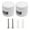 White, variant on 2Pcs Ceiling Lights Cable Holder for Textile Cables with Screw and Expansion Tube Mounting Wall Ceiling Pins Light Accessories White
