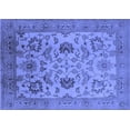 thumbnail image 1 of Ahgly Company Indoor Rectangle Oriental Blue Traditional Area Rugs, 2' x 3', 1 of 4