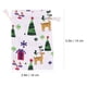thumbnail image 4 of 30pcs adorables bolsas de caramelo de navidad regalo bolsos de cordón de regalo (color surtido), 4 of 5