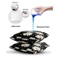 thumbnail image 6 of Waterproof Outdoor Throw Pillows with Inserts 12"x20", White Daisy Soft Decorative Pillowcases for Couch Bedroom, Botanical Floral Plants Stems Pillow Covers for Sofa Living Room, 6 of 8