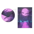thumbnail image 5 of Yayeee Garden Flag 12" x 18" Double Sided Outdoor Yard Lawn Holiday Decorations, Pink Neon Road, 5 of 6