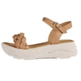 thumbnail image 2 of Sandalia Para Mujer CASTALIA 182-53 Latte Detalle de Trenza, 2 of 3