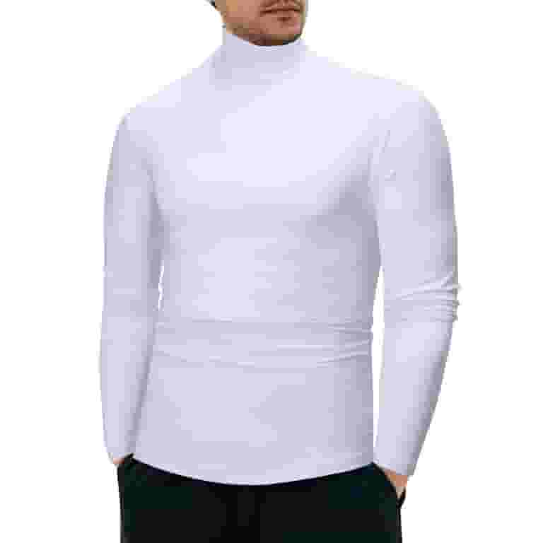 憧れ Ploknplq Men's Leisure Compression Shirt Brush Solid Relaxed Clothing