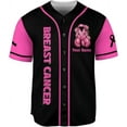 thumbnail image 2 of Personalized Breast Cancer Jersey, Pink Ribbon Awareness Soccer Shirt Baseball Breast Cancer Survivor Pride Jersey (4XL), 2 of 8