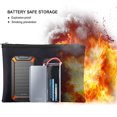thumbnail image 4 of Fireproof Safe Money Document Bags - 2 Pack 13.4" x 9.4" Waterproof Zipper Bag, Fire & Water Resistant Storage Organizer Pouch for A4 Documents Holder,File,Cash,Passport,Tablet, 4 of 7