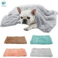 thumbnail image 2 of Deago Dog Blanket, Pet Puppy Blanket Fluffy Fleece Throw Blanket Kitten Mat Pad Bed Cover Washable for Dogs, Cats, Animals (Gray, S), 2 of 9