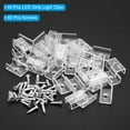 thumbnail image 3 of Unique Bargains LED Strip Light Clips Mounting Bracket Fixing Clips Plastic for 11.9mm-12.4mm Neon Light Cable Clear 40 Pack, 3 of 6