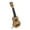 Khaki-1A-home supplies, variant on ABPWLY Toys Childrens Simulation Ukulele Toy Playable Beginner Guitar with Adjustable Strings Educational Music Instrument Games