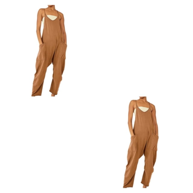 Mono Suelto Sonducket Overoles Pierna Ancha Pantalones Cortos