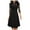 Black, variant on IROINNID Formal Dress for Women Wedding Guest Evening Party Formal Dress Hollowed Out Standing Collar Commuting Dress With Large Round,Blue