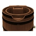 thumbnail image 2 of Good Ideas Rain Wizard 65 Gallon Rain Barrel with Darkened Ribs - Terra Cotta, 2 of 6