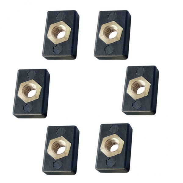 6-15pack 6 Uds M6 Tuerca Hardware de Nailon para Kayak Boat Mariner Trail 6 piezas Sunnimix Tuerca de tornillo de riel de pista de kayak