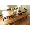 thumbnail image 3 of Mill & Foundry Industrial Farm Harvest Dining Bench, 3 of 3