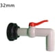 thumbnail image 2 of Adaptador Ibc de 90 grados Válvula de grifo S60X6, Adaptador de montaje de grifo para junta de barril de tonelada Adaptador de montaje de barril de tonelada de grifo, para cosechadoras de agua de, 2 of 5