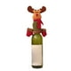 thumbnail image 5 of Injueey Navidad Santa muñeco de nieve vino botella de champán tapa decoración Reno escritorio viaje Picnic Festival regalo de vacaciones reno 2piezas, 5 of 6