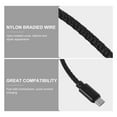 thumbnail image 3 of UPGRATOR 5Pcs USB Data Sync Cable Charging Cord for Digital Devices with Micro USB Port Black, 3 of 8