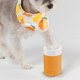 thumbnail image 4 of Lavador de pies portátil para mascotas, taza de aseo con garra de Animal pequeño, cepillo instantáneo, herramienta de barro semiautomática suave para puerta, caminar al aire libre, naranja Advancent PT000619-02, 4 of 7