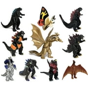 TwCare Godzilla King of the Monsters Toys Action Figure Set, 10 Pieces