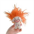 thumbnail image 1 of Divertidos Juguetes de Peluche de Doce Constelaciones, Explosión de Pelo Desordenado, Muñeco de Algodón Sin Dientes, Figura de Juguete, para Niños, Naranja, 1 of 5