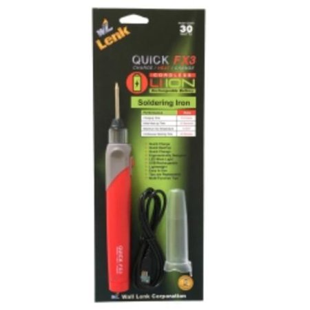 Wall Lenk Q30si Quick Fx3 Cordless Lith Ion 30 Watt Soldering Iron