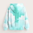thumbnail image 4 of Tao Tao Cute Hoodies for Teen Girls Boys Fashion Long Sleeve Oversized Sweatshirts Gradient Preppy Clothes for Girls Gray 110, 4 of 4