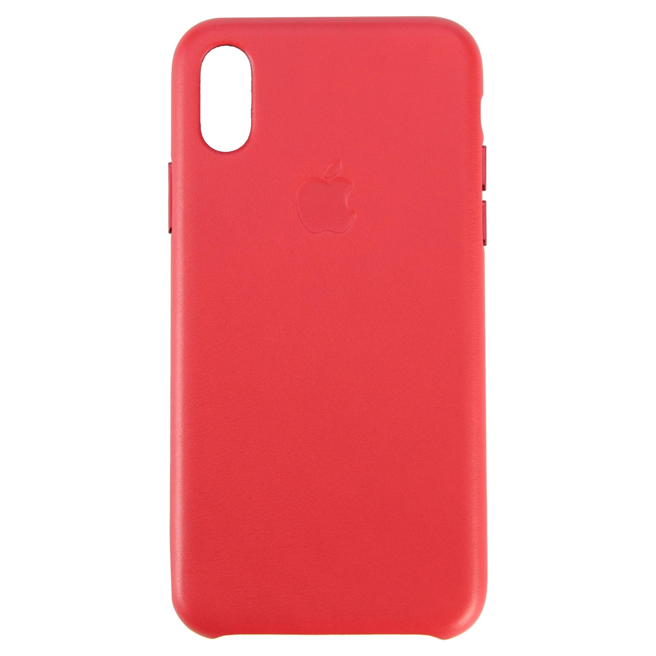 Apple Leather Case for iPhone XS - (PRODUCT)RED